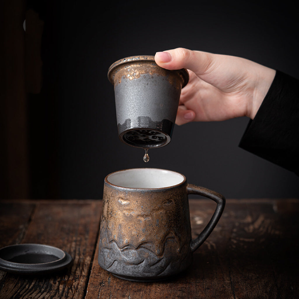 Ceramic Mug Handmade Pottery Mug Office Mug Unique Coffee Mugs